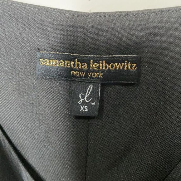 Samantha Lebowitz Tuxedo Midi Abstract Dress - Picture 3 of 10